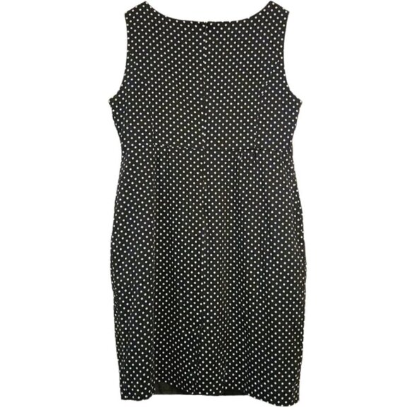 Precis | Women's Sleeveless Polka Dot Sheath Dress (Canada Size 16) - Picture 12 of 12